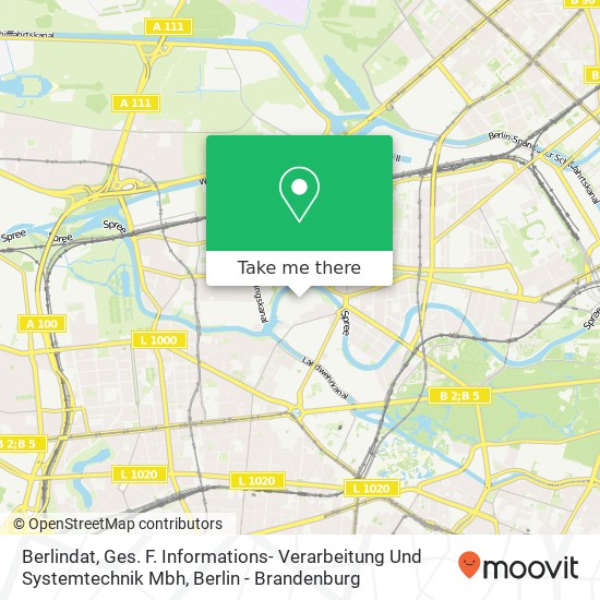 Berlindat, Ges. F. Informations- Verarbeitung Und Systemtechnik Mbh map