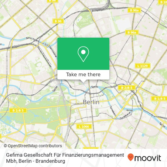 Gefima Gesellschaft Für Finanzierungsmanagement Mbh map