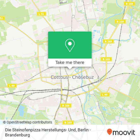 Die Steinofenpizza Herstellungs- Und map