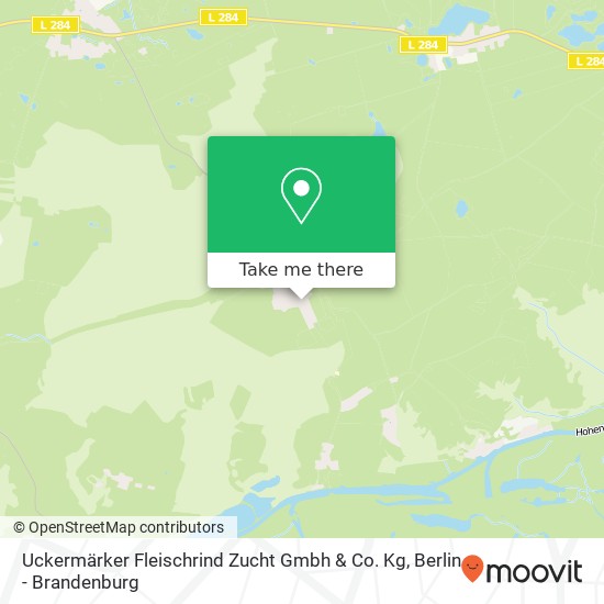 Uckermärker Fleischrind Zucht Gmbh & Co. Kg map