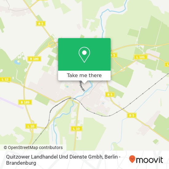 Quitzower Landhandel Und Dienste Gmbh map