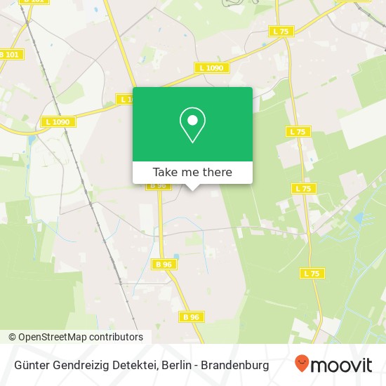 Günter Gendreizig Detektei map