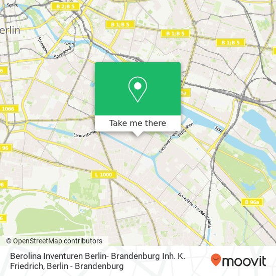 Berolina Inventuren Berlin- Brandenburg Inh. K. Friedrich map