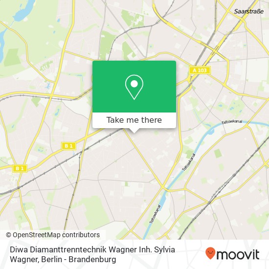Карта Diwa Diamanttrenntechnik Wagner Inh. Sylvia Wagner