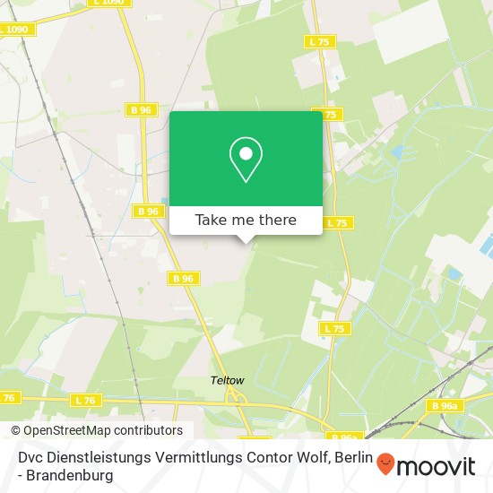 Карта Dvc Dienstleistungs Vermittlungs Contor Wolf