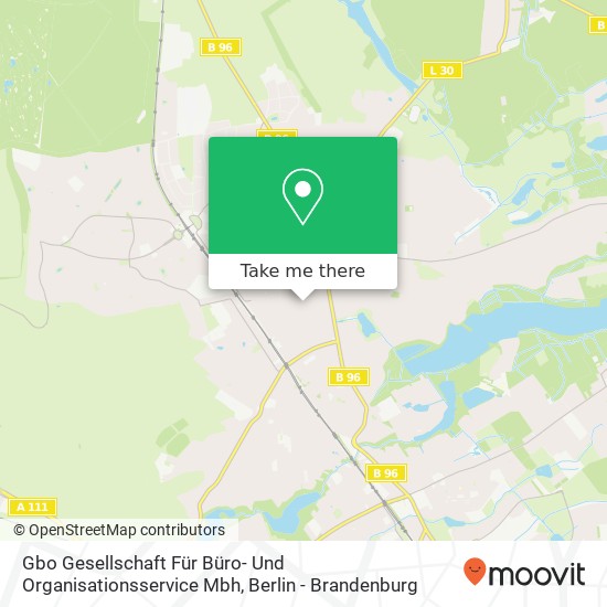 Gbo Gesellschaft Für Büro- Und Organisationsservice Mbh map