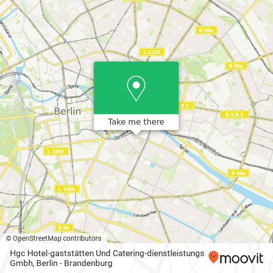 Карта Hgc Hotel-gaststätten Und Catering-dienstleistungs Gmbh