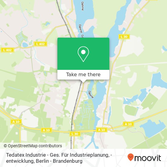 Tedatex Industrie - Ges. Für Industrieplanung, -entwicklung map