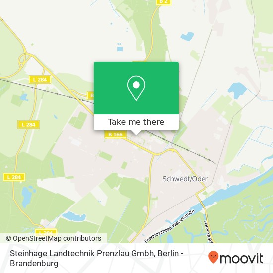 Steinhage Landtechnik Prenzlau Gmbh map