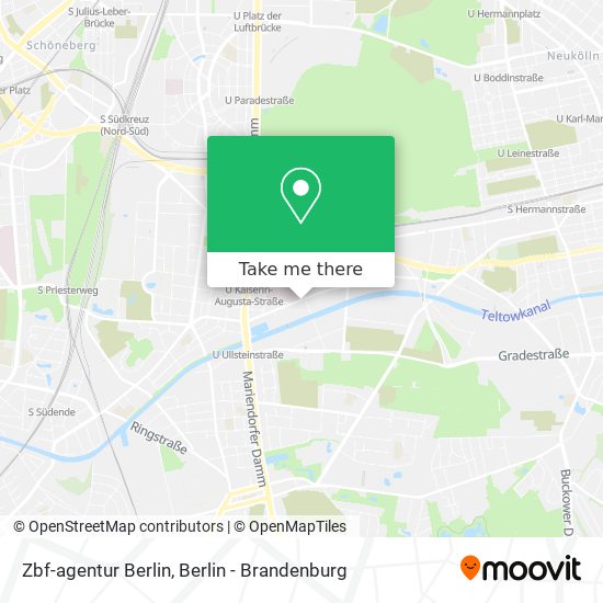 Карта Zbf-agentur Berlin