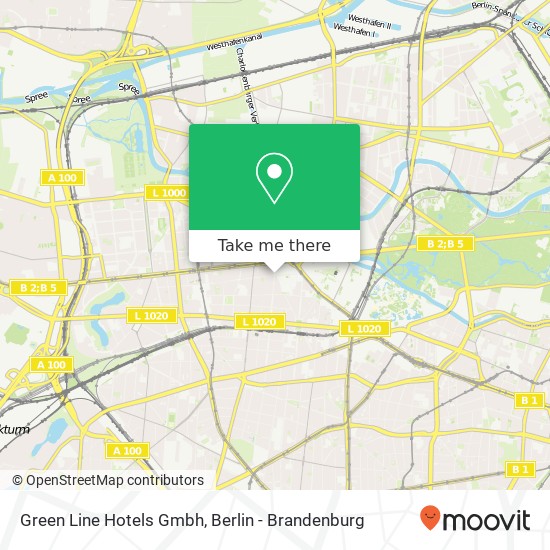 Green Line Hotels Gmbh map