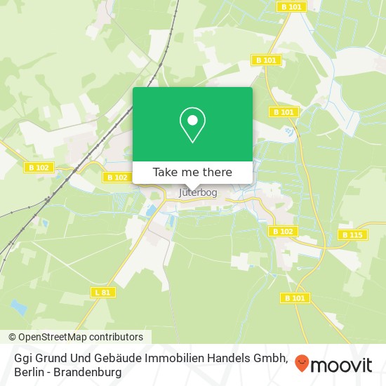 Карта Ggi Grund Und Gebäude Immobilien Handels Gmbh