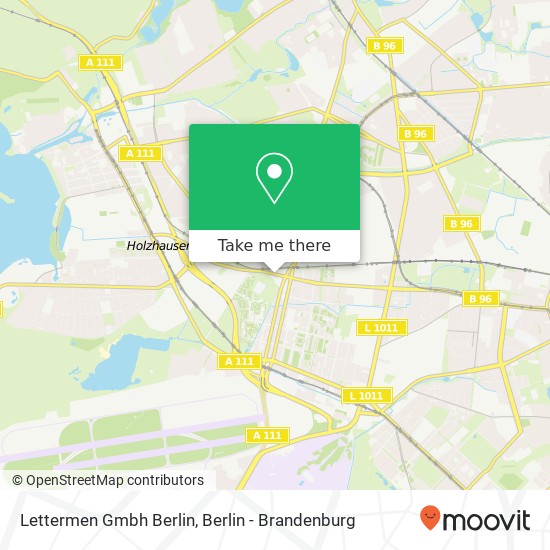 Lettermen Gmbh Berlin map