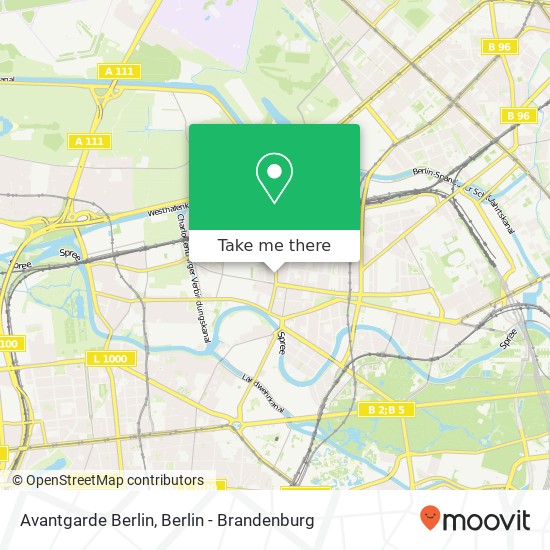 Avantgarde Berlin map