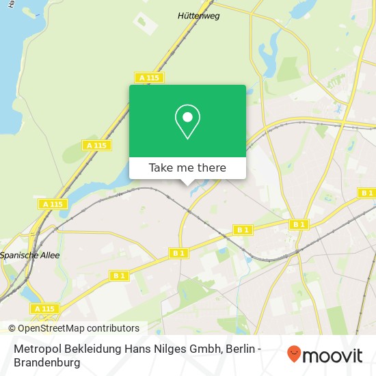 Metropol Bekleidung Hans Nilges Gmbh map