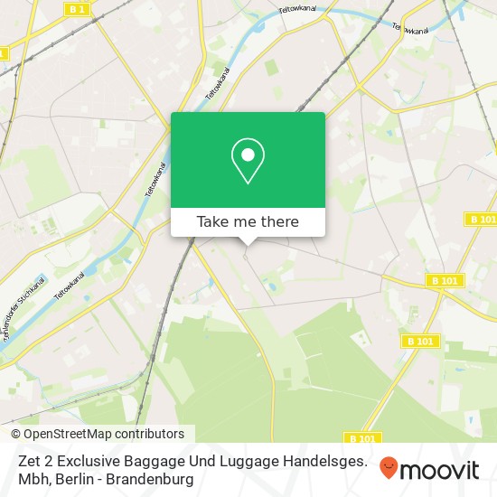 Zet 2 Exclusive Baggage Und Luggage Handelsges. Mbh map