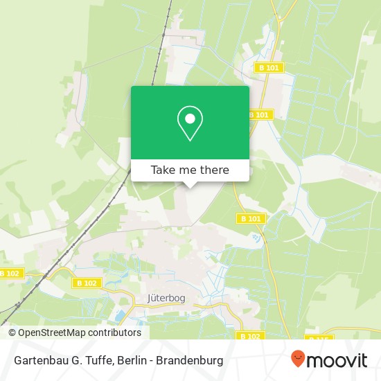 Gartenbau G. Tuffe map
