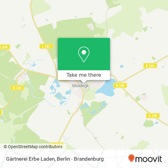 Карта Gärtnerei Erbe Laden