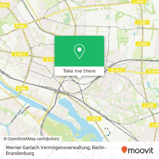 Карта Werner Gerlach Vermögensverwaltung