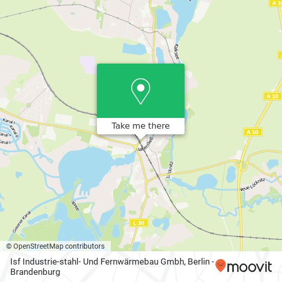 Isf Industrie-stahl- Und Fernwärmebau Gmbh map