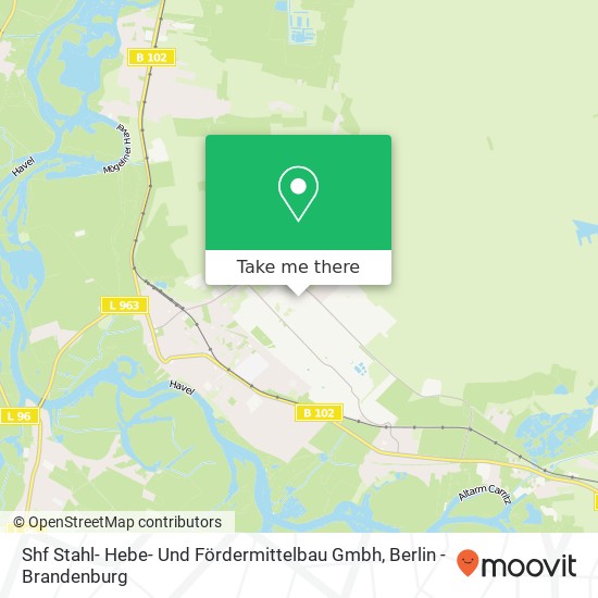 Shf Stahl- Hebe- Und Fördermittelbau Gmbh map