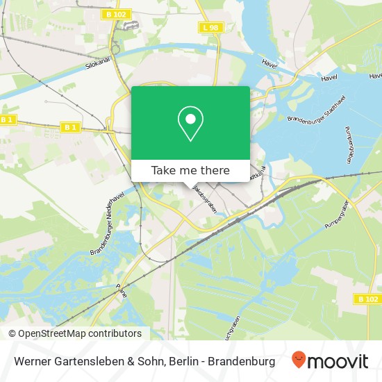 Werner Gartensleben & Sohn map