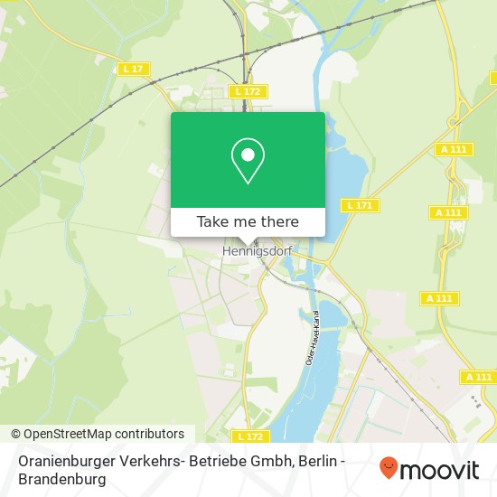 Oranienburger Verkehrs- Betriebe Gmbh map