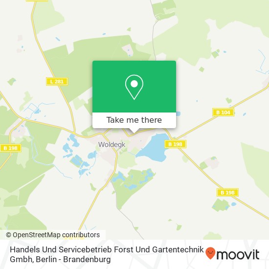 Handels Und Servicebetrieb Forst Und Gartentechnik Gmbh map