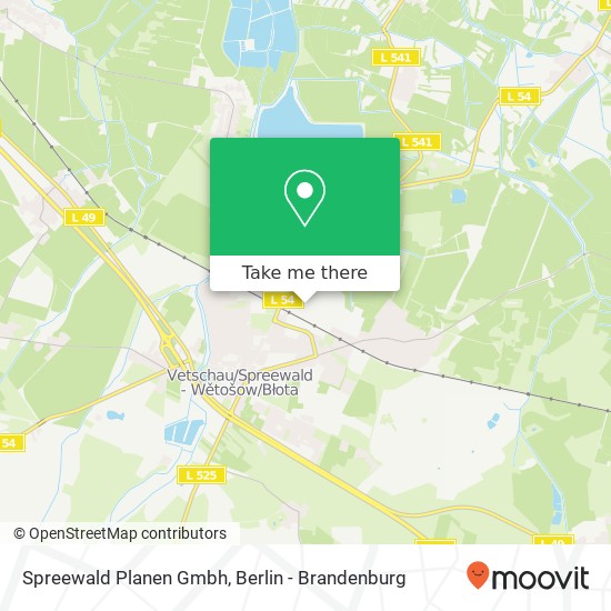 Spreewald Planen Gmbh map