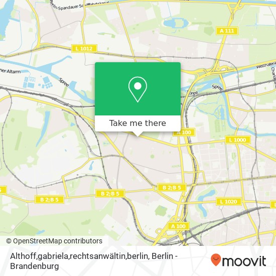 Althoff,gabriela,rechtsanwältin,berlin map