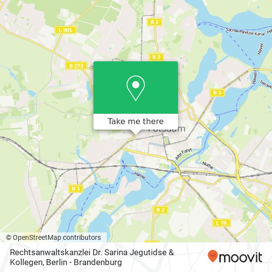 Rechtsanwaltskanzlei Dr. Sarina Jegutidse & Kollegen map