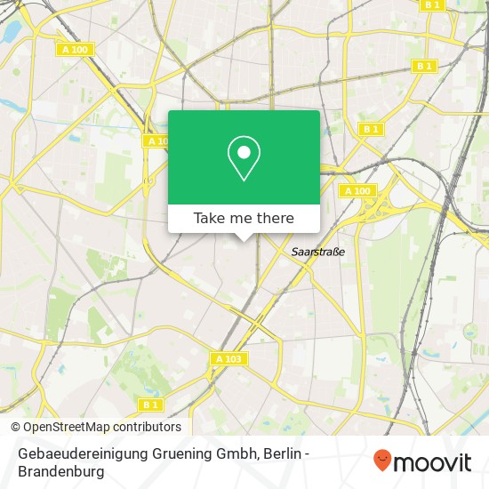 Карта Gebaeudereinigung Gruening Gmbh