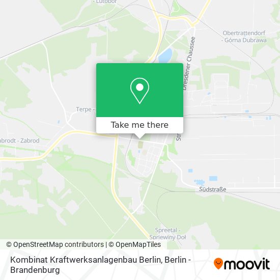 Kombinat Kraftwerksanlagenbau Berlin map