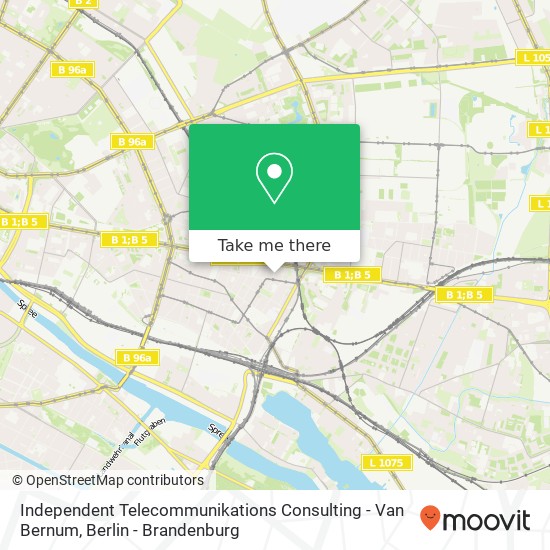 Independent Telecommunikations Consulting - Van Bernum map