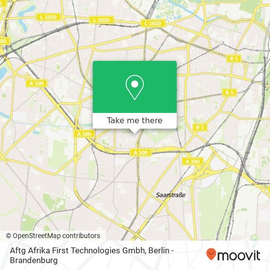 Aftg Afrika First Technologies Gmbh map