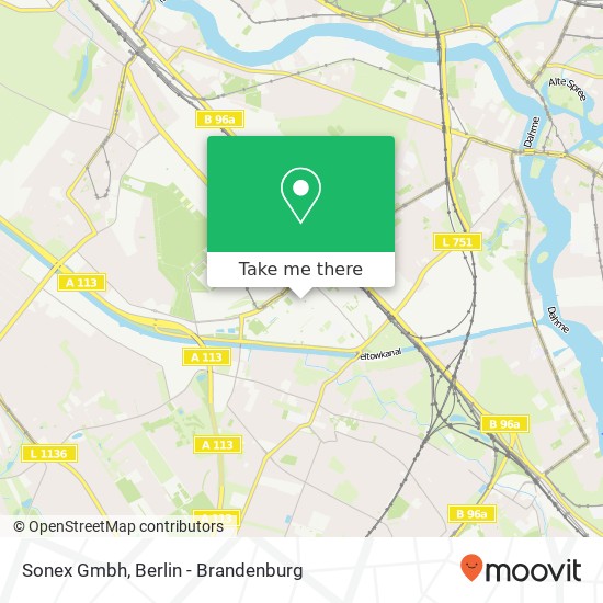 Sonex Gmbh map