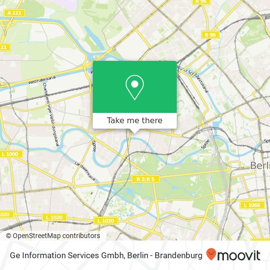 Ge Information Services Gmbh map