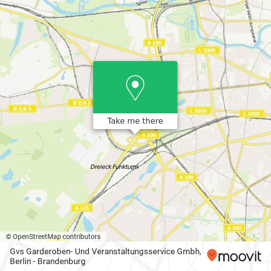 Gvs Garderoben- Und Veranstaltungsservice Gmbh map