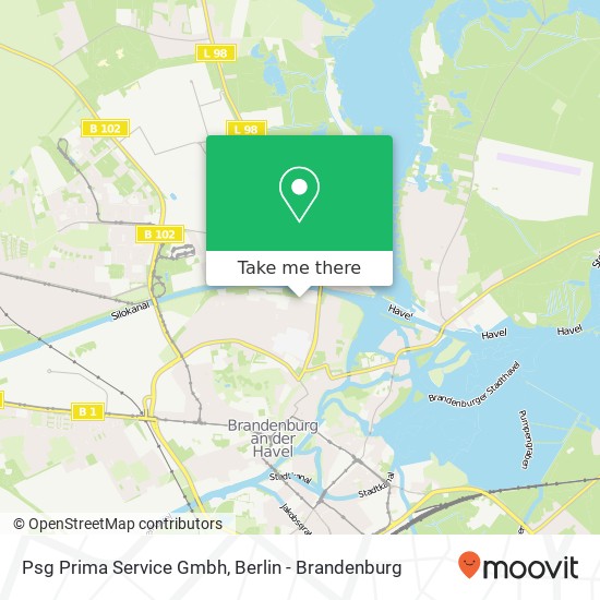 Psg Prima Service Gmbh map