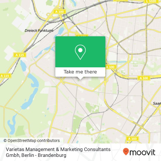 Карта Varietas Management & Marketing Consultants Gmbh