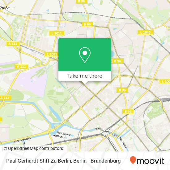 Paul Gerhardt Stift Zu Berlin map