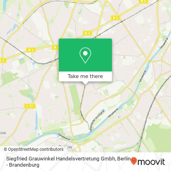 Карта Siegfried Grauwinkel Handelsvertretung Gmbh
