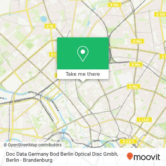 Карта Doc Data Germany Bod Berlin Optical Disc Gmbh