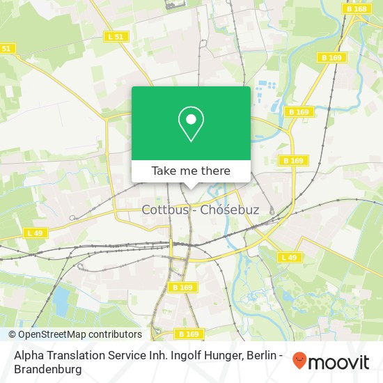 Alpha Translation Service Inh. Ingolf Hunger map