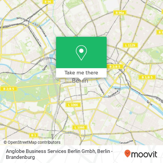 Карта Anglobe Business Services Berlin Gmbh