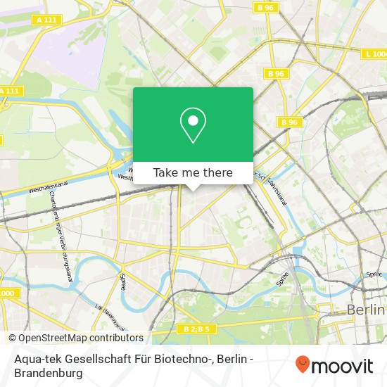 Aqua-tek Gesellschaft Für Biotechno- map