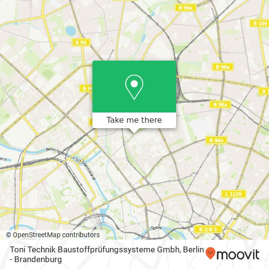 Toni Technik Baustoffprüfungssysteme Gmbh map