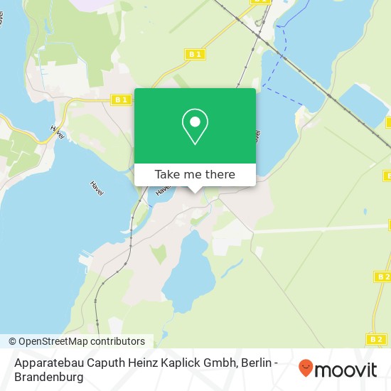 Apparatebau Caputh Heinz Kaplick Gmbh map