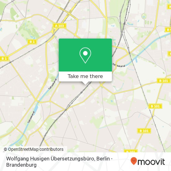 Wolfgang Husigen Übersetzungsbüro map