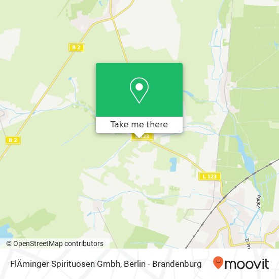 FlÄminger Spirituosen Gmbh map